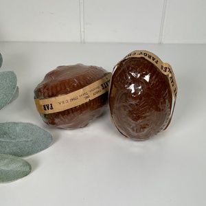Vintage Egg-Shaped Faux Chocolate Candles (Set of 2) Easter Decor